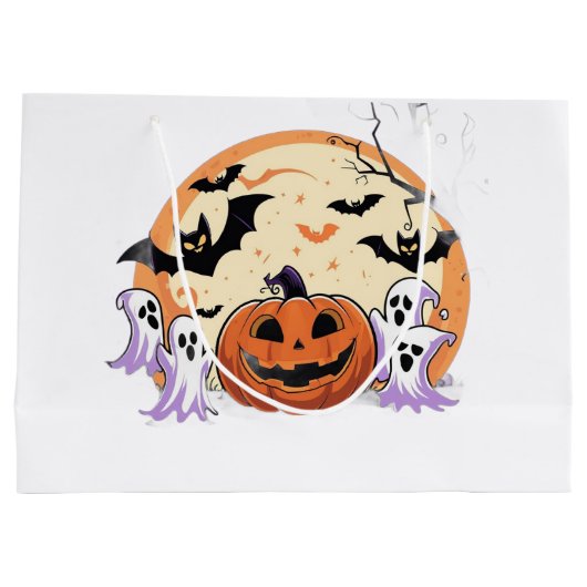 Halloween Große Geschenktüte (Rückseite)