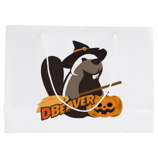 Halloween Große Geschenktüte (Rückseite)