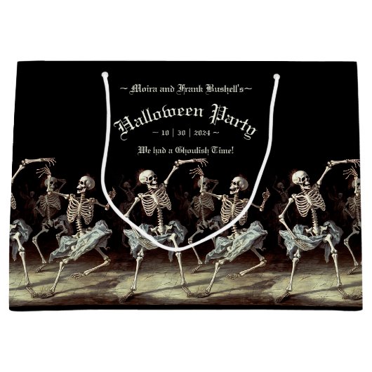 Halloween Große Geschenktüte (Vorderseite)