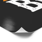 Halloween große Mädchen Besen Hexe Design_1 Poster (Ecke)