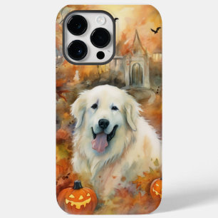 Halloween Große Pyrenäen mit Pumpkins Beängstigend Case-Mate iPhone 14 Pro Max Hülle