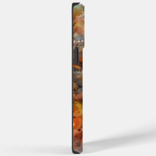 Halloween Große Pyrenäen mit Pumpkins Beängstigend Case-Mate iPhone Hülle (Rückseite / Rechts)