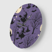 Halloween Große Wanduhr (Winkel)