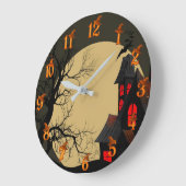 Halloween große wanduhr (Winkel)
