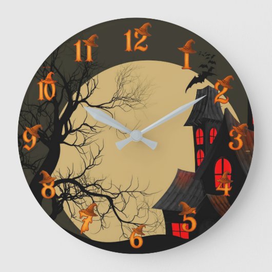 Halloween große wanduhr (Vorderseite)