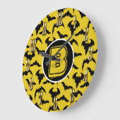 Halloween Große Wanduhr (Winkel)