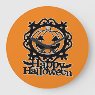 Halloween Große Wanduhr