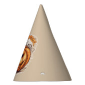 Halloween: Großer Kürbis -  Partyhütchen (Rechts)