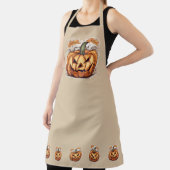 Halloween: Großer Kürbis -  Schürze (InSitu)