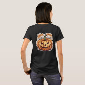 Halloween: Großer Kürbis -  T-Shirt (Schwarz voll)