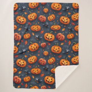 Halloween-Großer Sherpa-Blanket Sherpadecke