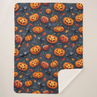 Halloween-Großer Sherpa-Blanket Sherpadecke