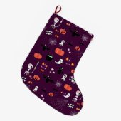 Halloween Großer Weihnachtsstrumpf (Vorderansicht (hängend))