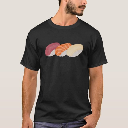 Halloween Group Kostüm Sushi Nigiri Männer Frauen T-Shirt (Vorderseite)