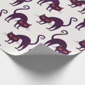 Halloween Group Patterns Geschenkpapier (Ecke)