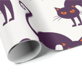 Halloween Group Patterns Geschenkpapier (Rolleneckpunkt)