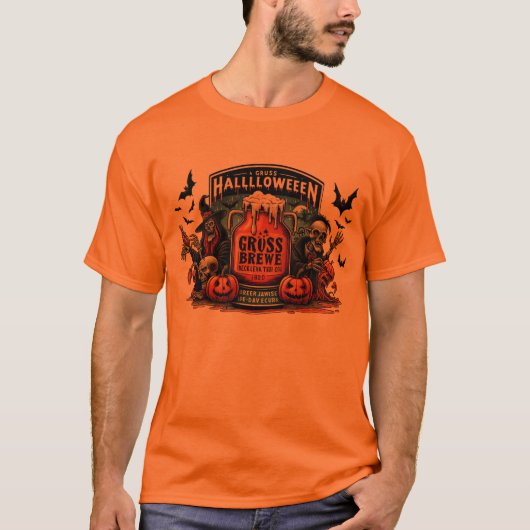 Halloween Grouss Brew Unisex T-Shirt (Vorderseite)