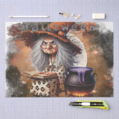 Halloween Grumpy Hexe Seidenpapier (Handwerk)