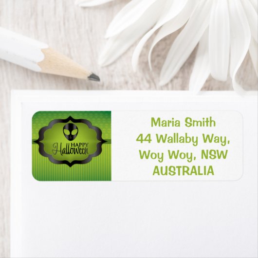 Halloween-grüne Alien (Insitu)