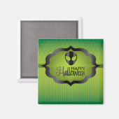 Halloween-grüne Alien Magnet (Vorderseite/Rückseite)