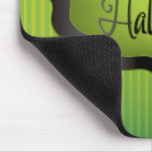 Halloween-grüne Alien Mousepad (Ecke)