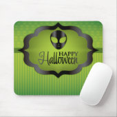 Halloween-grüne Alien Mousepad (Mit Mouse)