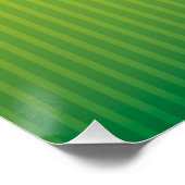 Halloween-grüne Alien Poster (Ecke)