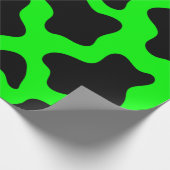 halloween, grüne Kuh Geschenkpapier (Ecke)