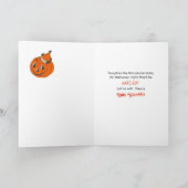 Halloween Grunge Pumpkin, für Husband - Funny Karte (Innenseite)