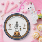 Halloween Gruppe Party Skelette Pappteller (Party)