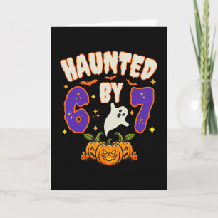 Halloween Grusel 67 Nummer 67 Sechs Sieben Meme Lu Karte
