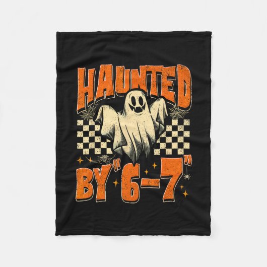 Halloween Grusel 67 Six Seven Meme 1 (10) Fleecedecke (Vorderseite)