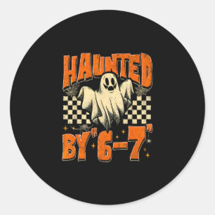 Halloween Grusel 67 Six Seven Meme 1 (10)  Runder Aufkleber
