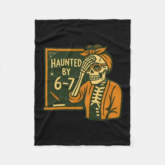 Halloween Grusel 67 Six Seven Meme 1 (14)  Fleecedecke (Vorderseite)