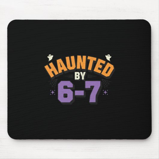 Halloween Grusel 67 Six Seven Meme 1 (15) Mousepad (Vorne)