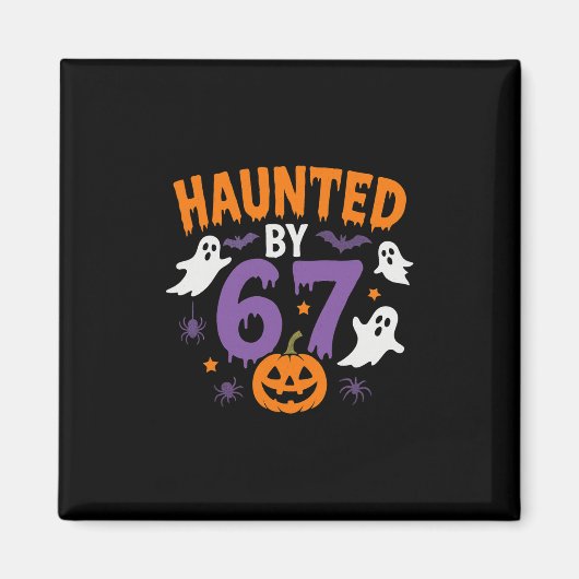 Halloween Grusel 67 Six Seven Meme 1 (16) Magnet (Vorne)