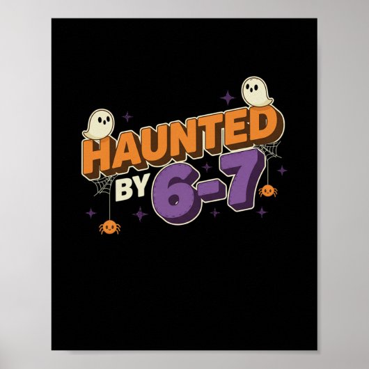 Halloween Grusel 67 Six Seven Meme 1 (18) Poster (Vorne)