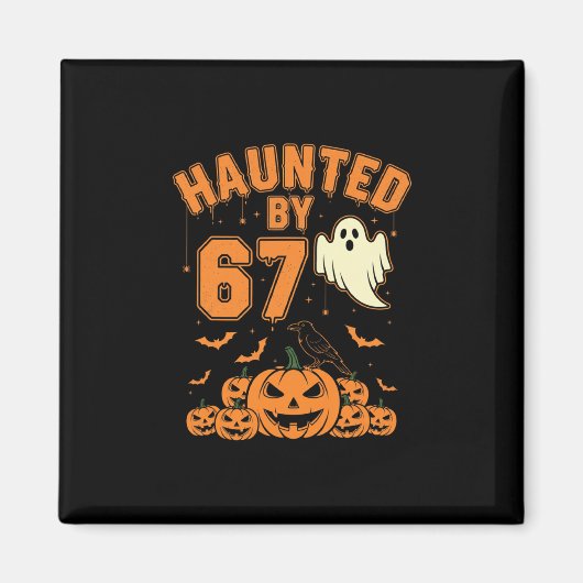 Halloween Grusel 67 Six Seven Meme 1 (21)  Magnet (Vorne)