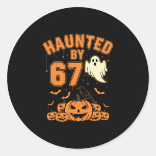 Halloween Grusel 67 Six Seven Meme 1 (21) Runder Aufkleber