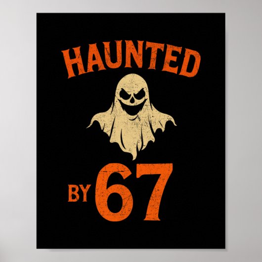 Halloween Grusel 67 Six Seven Meme 1 (23) Poster (Vorne)