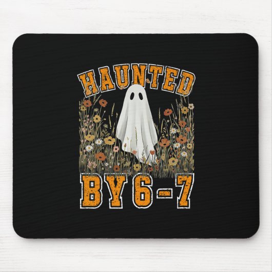 Halloween Grusel 67 Six Seven Meme 1 (26) Mousepad (Vorne)