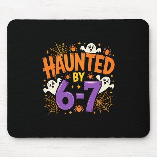 Halloween Grusel 67 Six Seven Meme 1 (3) Mousepad (Vorne)