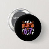 Halloween Grusel 67 Six Seven Meme 1 (5) Button (Vorne & Hinten)