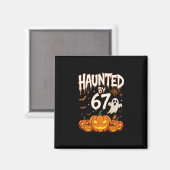 Halloween Grusel 67 Six Seven Meme 1 (7)  Magnet (Vorderseite/Rückseite)