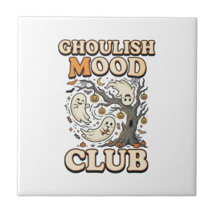 Halloween-Grusel-Club Fliese