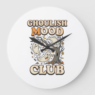 Halloween-Grusel-Club Große Wanduhr