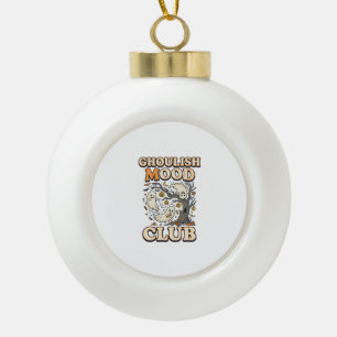 Halloween-Grusel-Club Keramik Kugel-Ornament