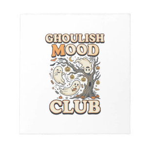 Halloween-Grusel-Club Notizblock
