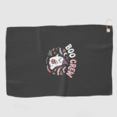 Halloween Grusel Crew Geist Golfhandtuch (Horizontal)