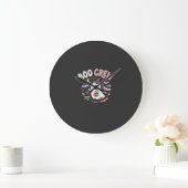 Halloween Grusel Crew Geist Große Wanduhr (Zuhause)